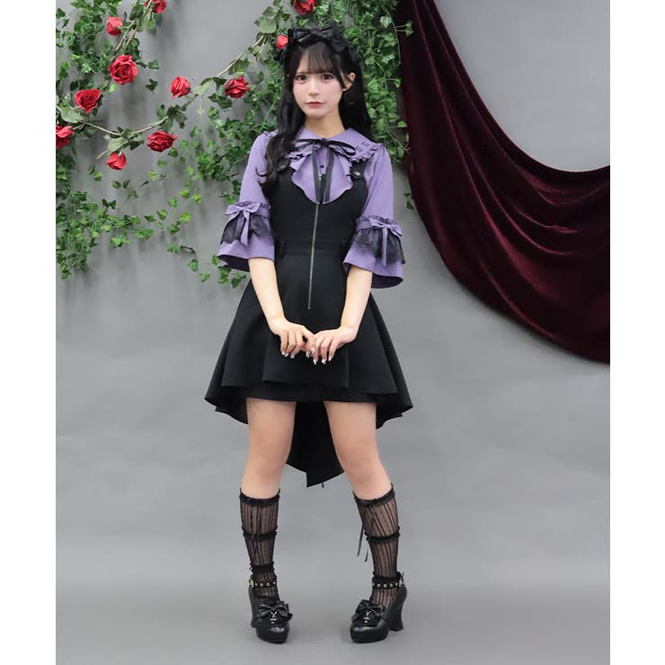 燕尾デザインサロペット | axes femme | 詳細画像6 