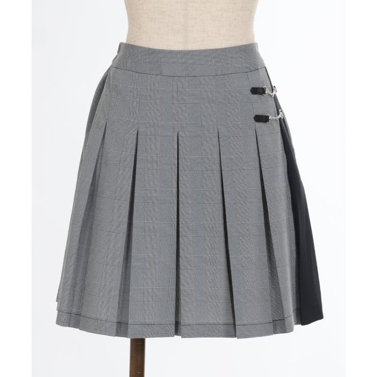 バイカラープリーツキュロット[品番：IGAW0005017]｜axes femme