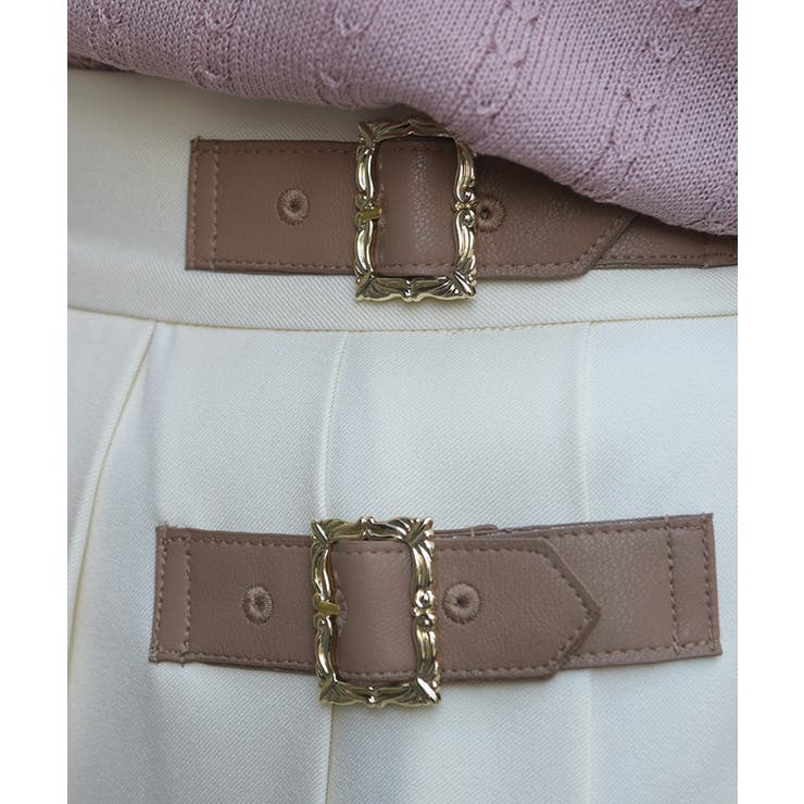 ベルト×プリーツスカパン | axes femme | 詳細画像6 