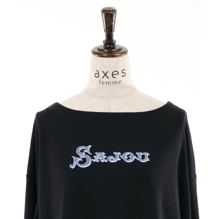 sajouロゴTシャツ[品番：IGAW0000196]｜axes femme（アクシーズ