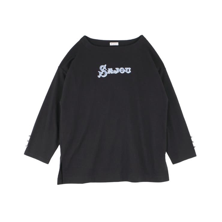 sajouロゴTシャツ[品番：IGAW0000196]｜axes femme