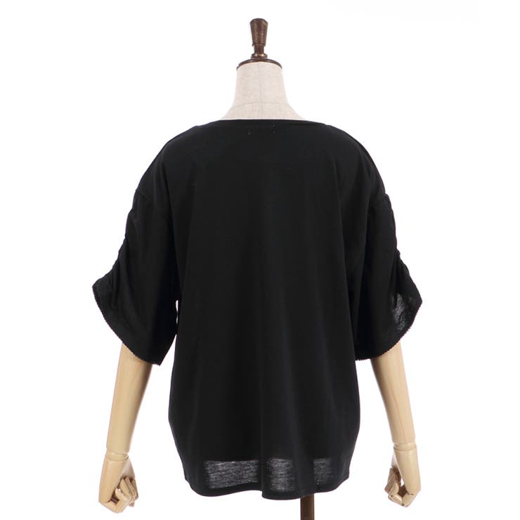 汗染み防止ラメ刺繍Ｔシャツ | axes femme | 詳細画像14 