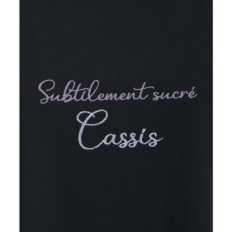 汗染み防止ラメ刺繍Ｔシャツ | axes femme | 詳細画像18 