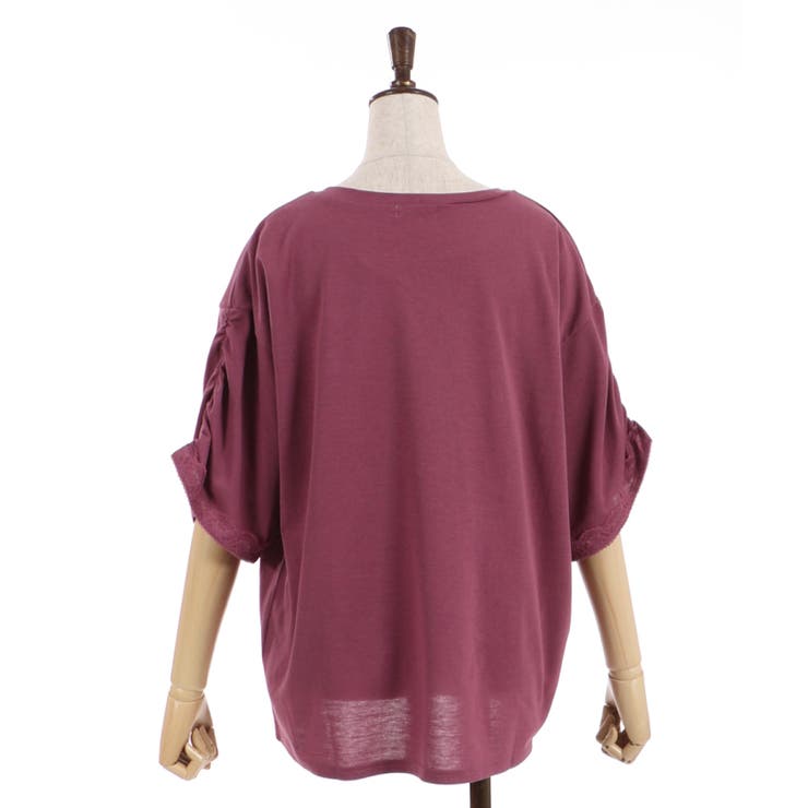 汗染み防止ラメ刺繍Ｔシャツ | axes femme | 詳細画像24 