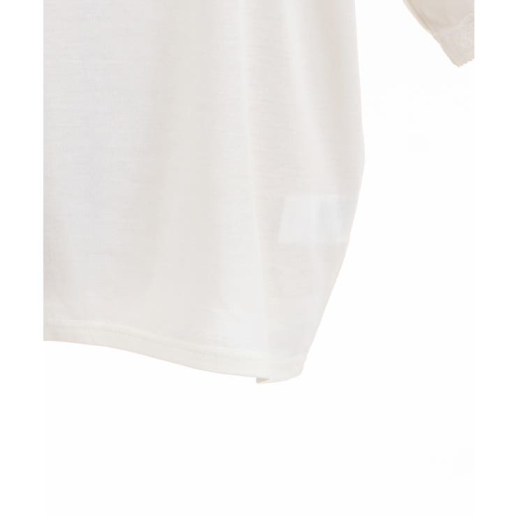 汗染み防止ラメ刺繍Ｔシャツ | axes femme | 詳細画像6 