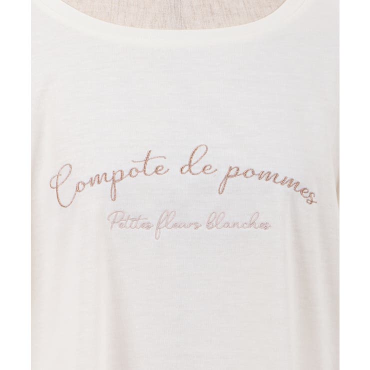 汗染み防止ラメ刺繍Ｔシャツ | axes femme | 詳細画像8 