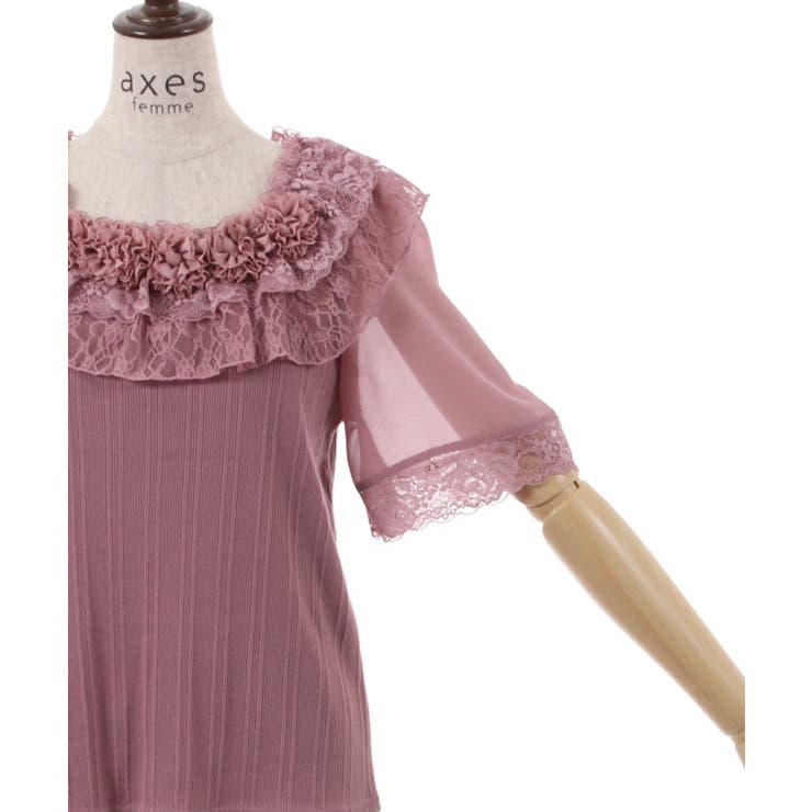 シフォンローズプルオーバー[品番：IGAW0003769]｜axes femme
