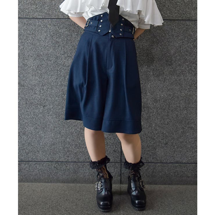 コルセットデザインハーフパンツ[品番：IGAW0006222]｜axes femme