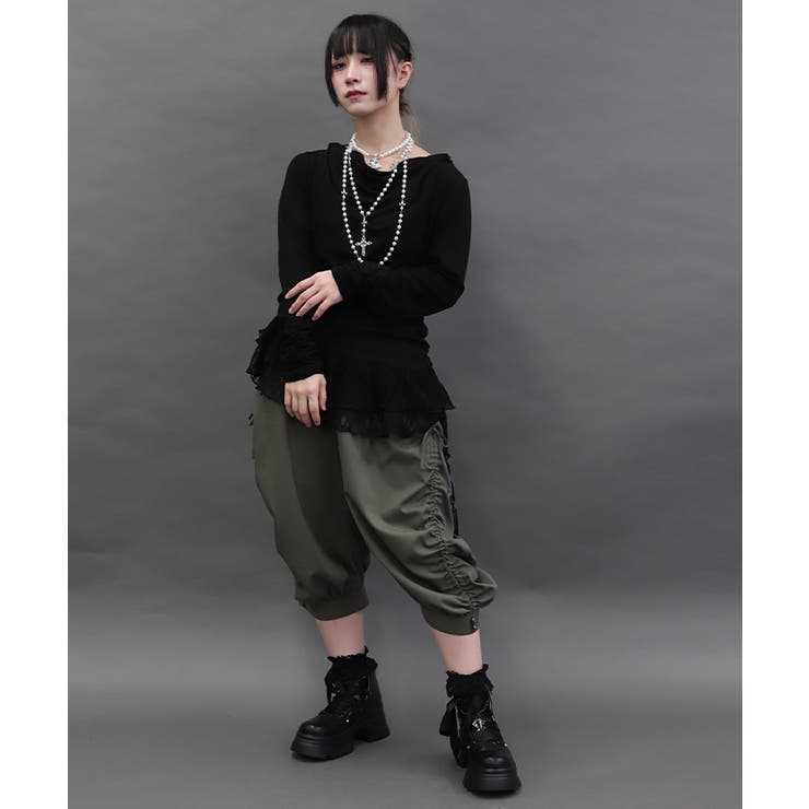 ドロストデザインパンツ | axes femme | 詳細画像6 