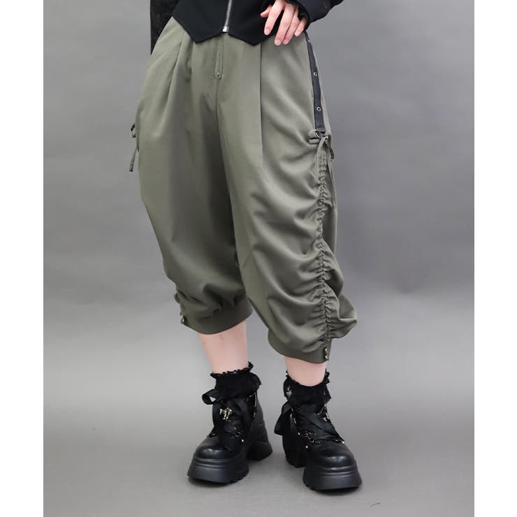 カーキ | ドロストデザインパンツ | axes femme