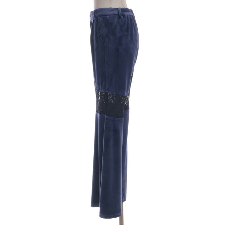 レース切替ベロアフレアパンツ | axes femme | 詳細画像11 