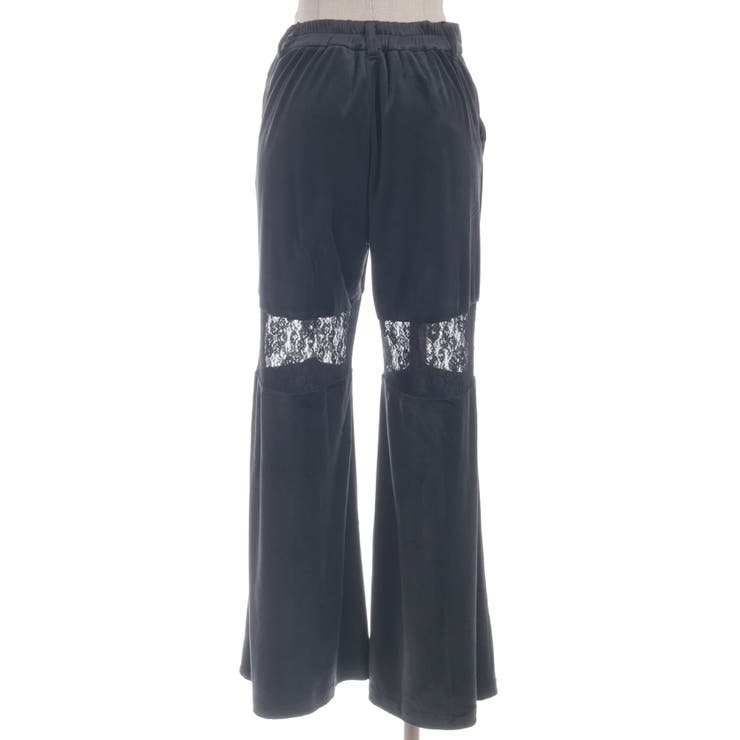 レース切替ベロアフレアパンツ | axes femme | 詳細画像20 