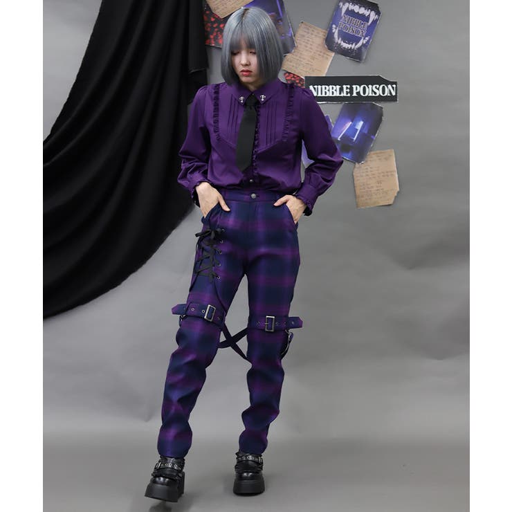 レースアップボンテージパンツ | axes femme | 詳細画像5 