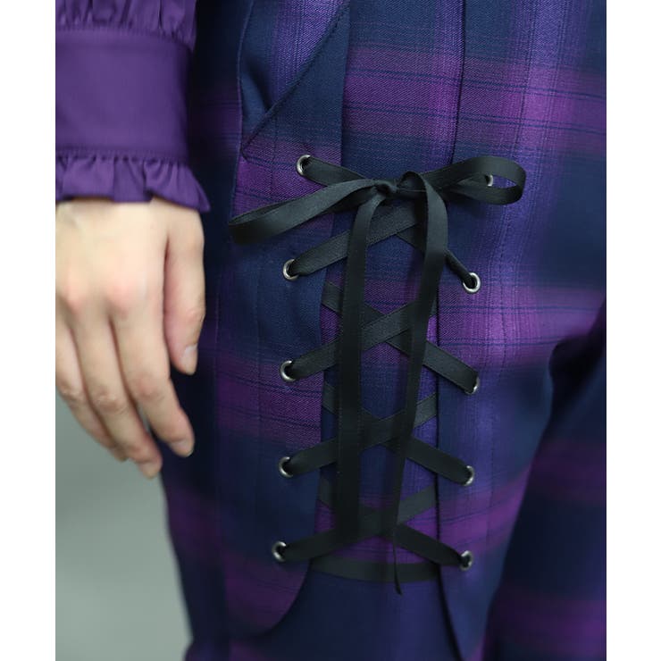 レースアップボンテージパンツ | axes femme | 詳細画像7 