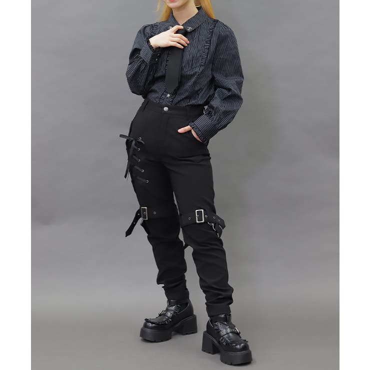 レースアップボンテージパンツ | axes femme | 詳細画像9 