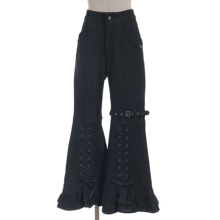 レースアップフレアデニムパンツ | axes femme | 詳細画像19 