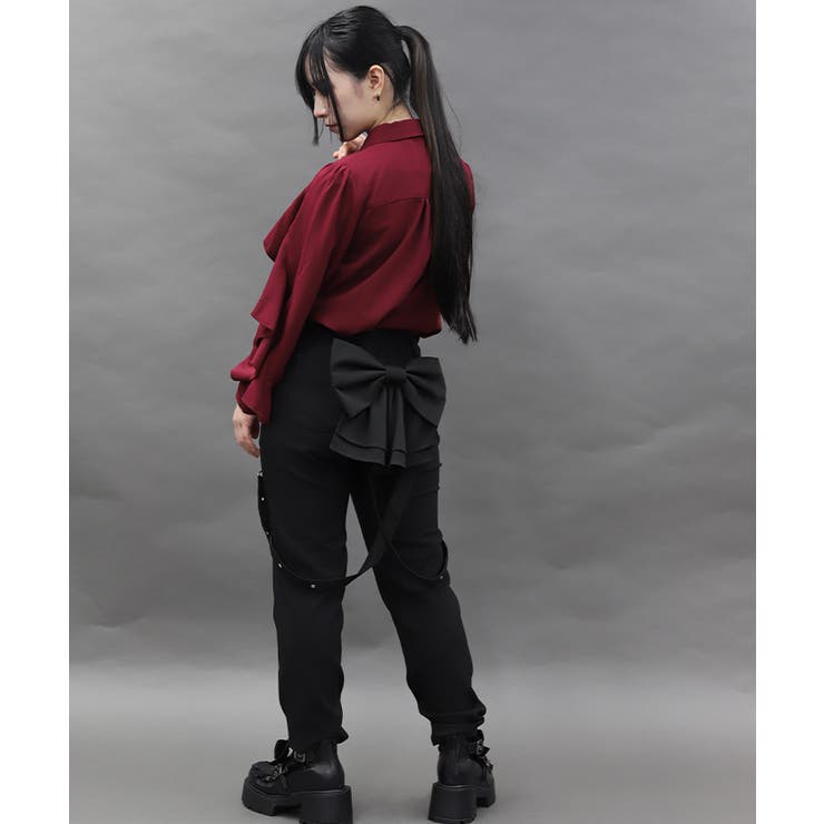 バックリボンボンテージパンツ | axes femme | 詳細画像1 