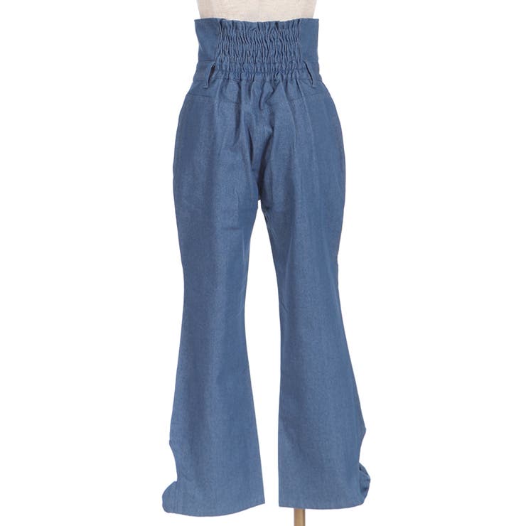 裾リボンハイウエストパンツ[品番：IGAW0001911]｜axes femme