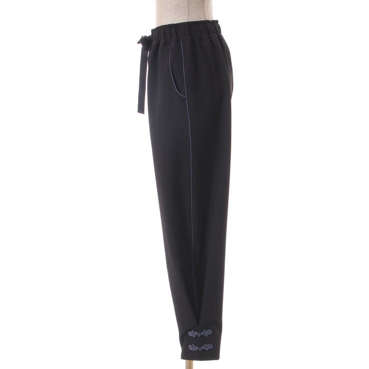 チャイナボタンラインパンツ[品番：IGAW0003806]｜axes femme