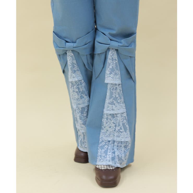 レースフリルデニムパンツ | axes femme | 詳細画像4 