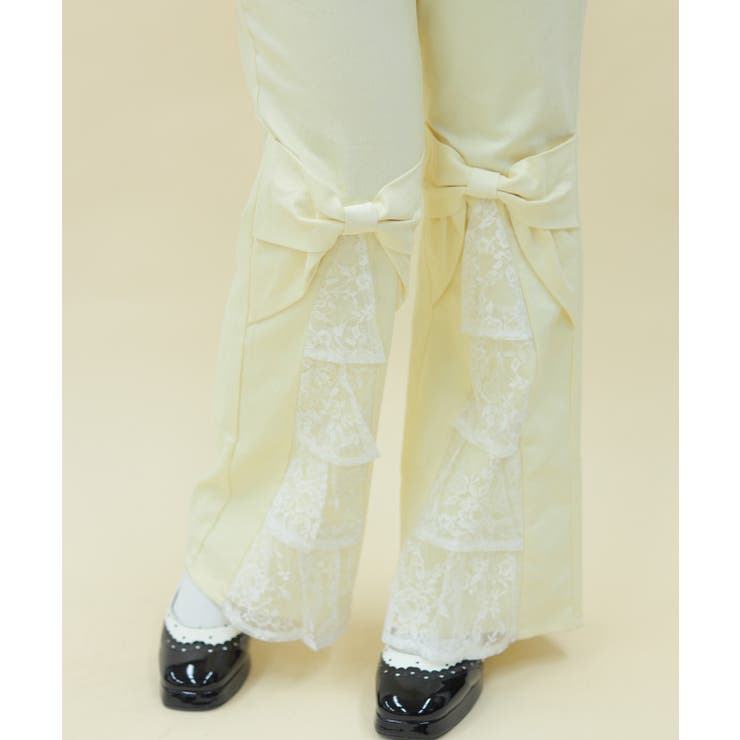 レースフリルデニムパンツ | axes femme | 詳細画像5 