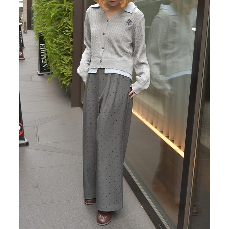 ペプラム風ベルト付パンツ | axes femme | 詳細画像11 