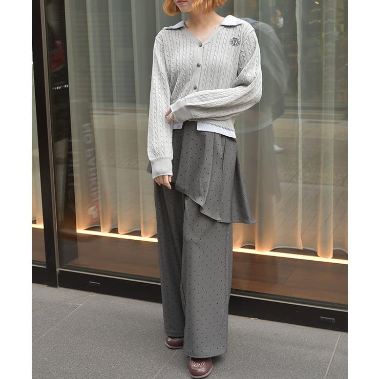 ペプラム風ベルト付パンツ | axes femme | 詳細画像12 