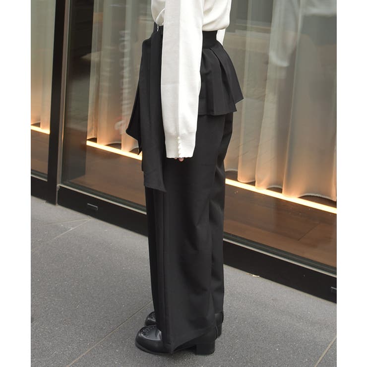 ペプラム風ベルト付パンツ | axes femme | 詳細画像2 