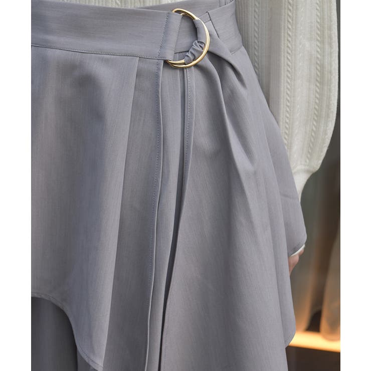 ペプラム風ベルト付パンツ | axes femme | 詳細画像5 