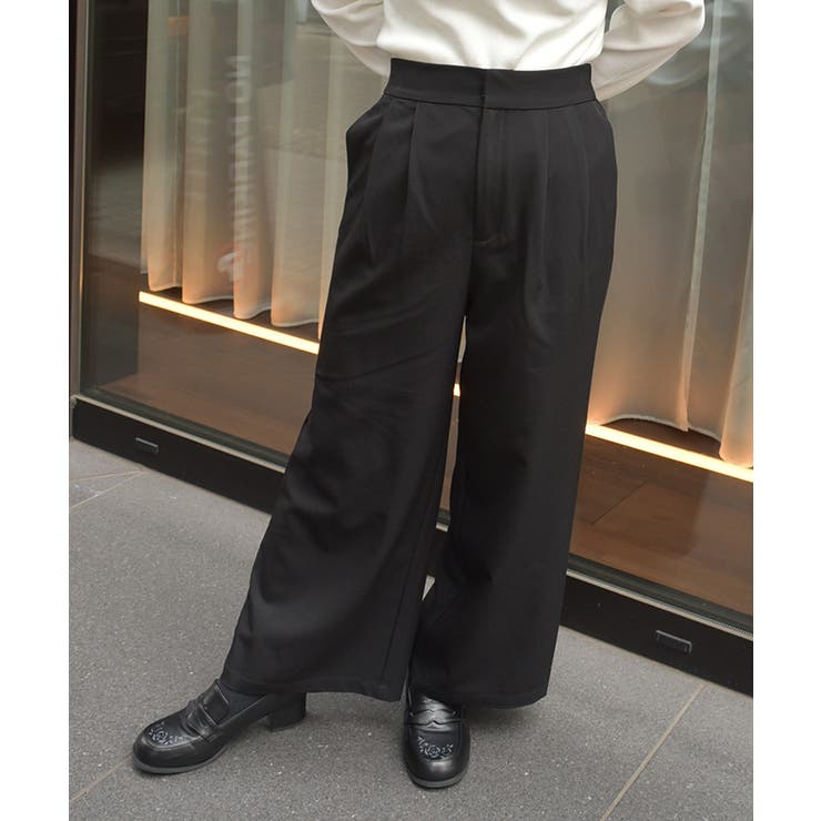 ペプラム風ベルト付パンツ | axes femme | 詳細画像9 