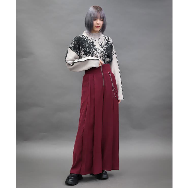 ハイウエストタックワイドパンツ | axes femme | 詳細画像8 