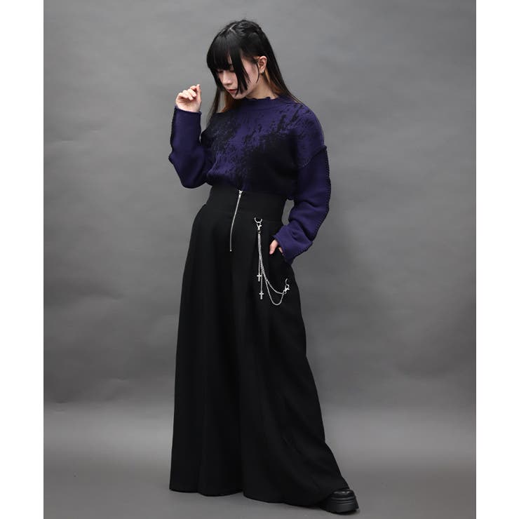 ハイウエストタックワイドパンツ | axes femme | 詳細画像9 