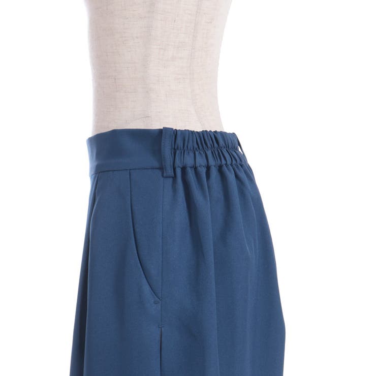 ストライプ切替ワイドパンツ[品番：IGAW0006064]｜axes femme