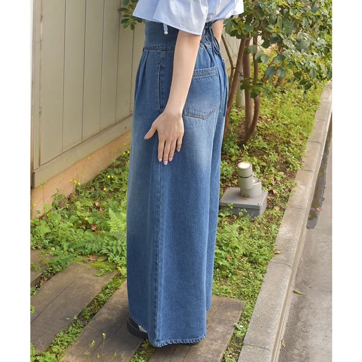 Style boat Marketデニム風 ハイウエスト ヨガパンツ S Style boat Marketデニム風 ハイウエスト ヨガパンツ Sセール】【高