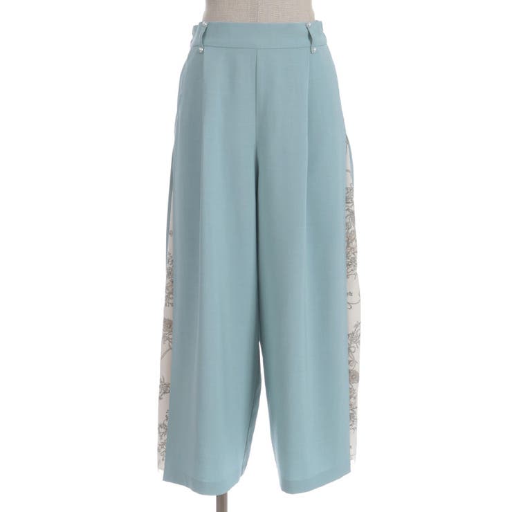 オーナメント柄切替ワイドパンツ | axes femme | 詳細画像25 