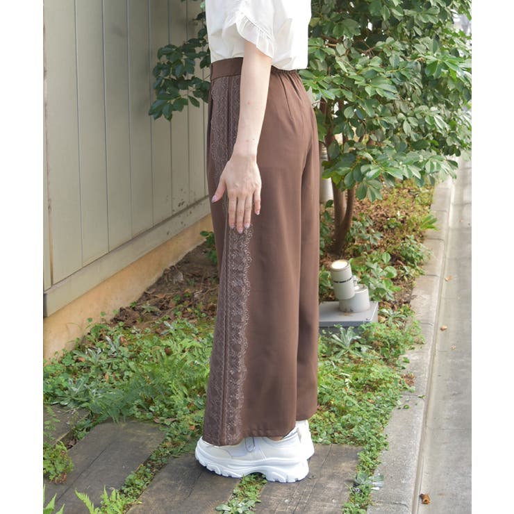 サイドレースラインパンツ | axes femme | 詳細画像2 