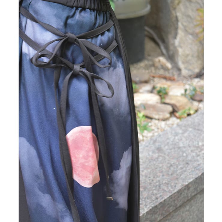 十五夜柄巻スカート風パンツ | axes femme | 詳細画像7 