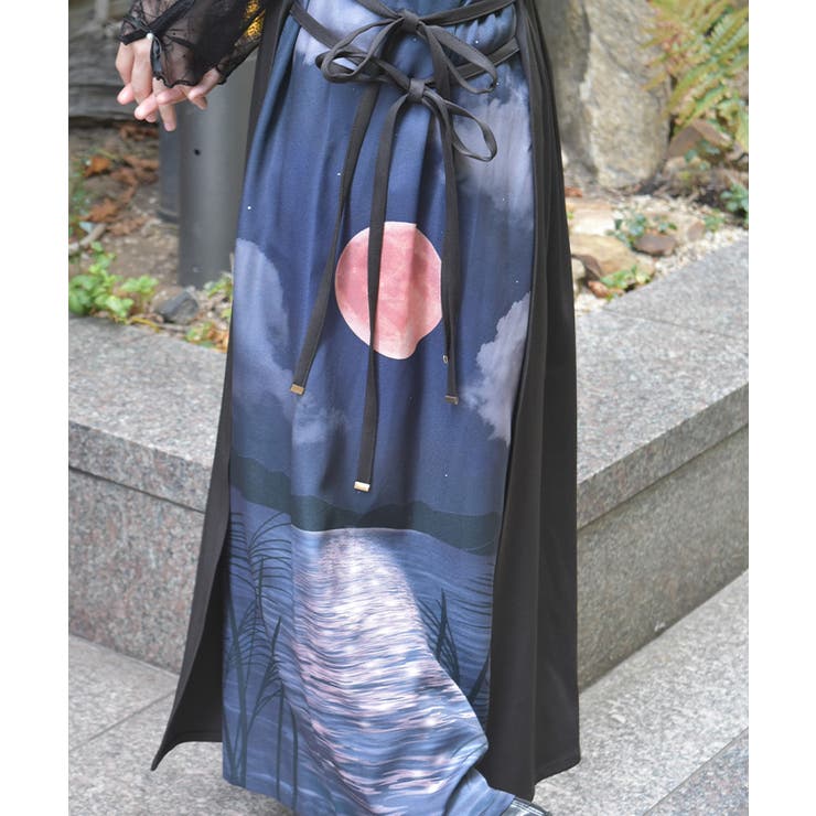 十五夜柄巻スカート風パンツ | axes femme | 詳細画像8 