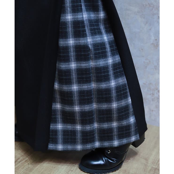 チェック切替ワイドパンツ | axes femme | 詳細画像4 