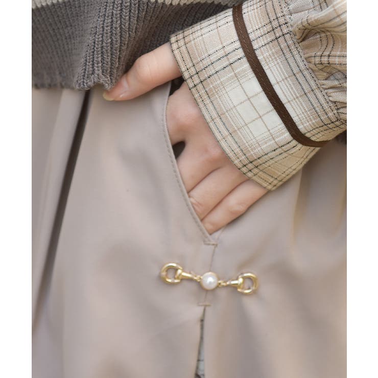 サイド柄切替ワイドパンツ | axes femme | 詳細画像6 