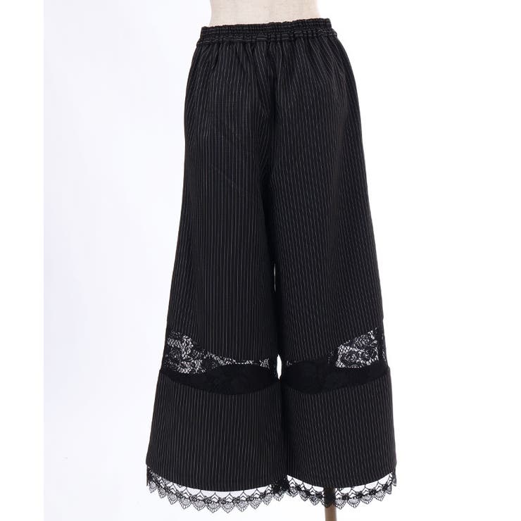 レース切替刺繍ロングパンツ | axes femme | 詳細画像17 