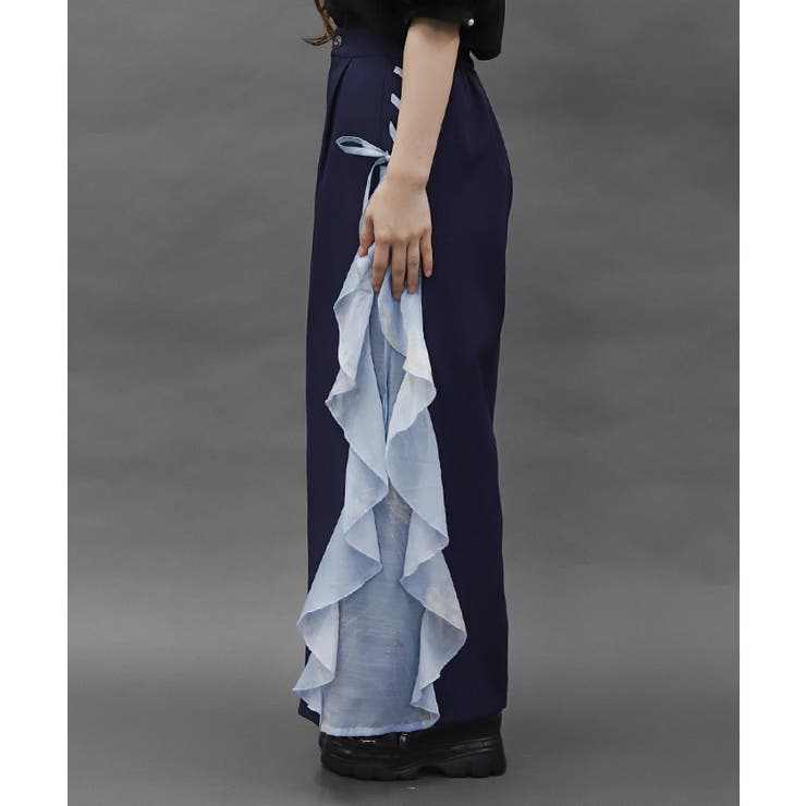 揺蕩う海月ラッフルワイドパンツ | axes femme | 詳細画像3 