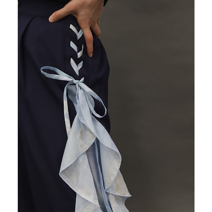 揺蕩う海月ラッフルワイドパンツ | axes femme | 詳細画像6 