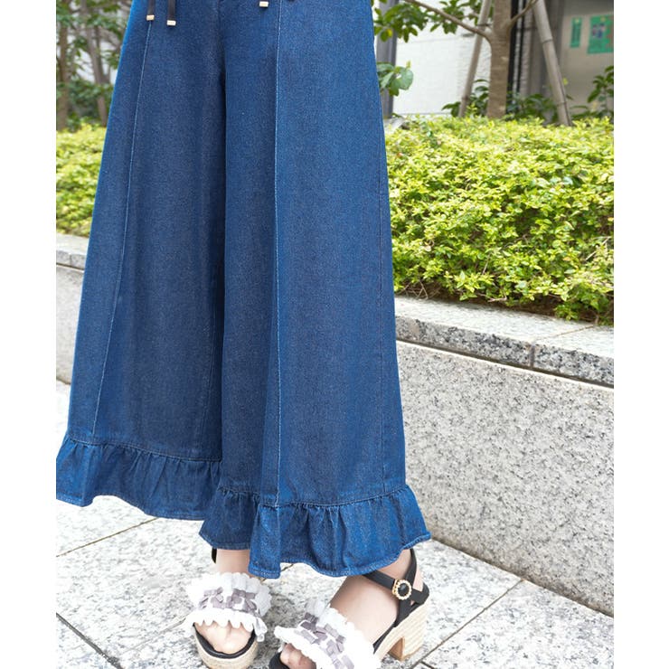 ハイウエストワイドデニムパンツ | axes femme | 詳細画像5 