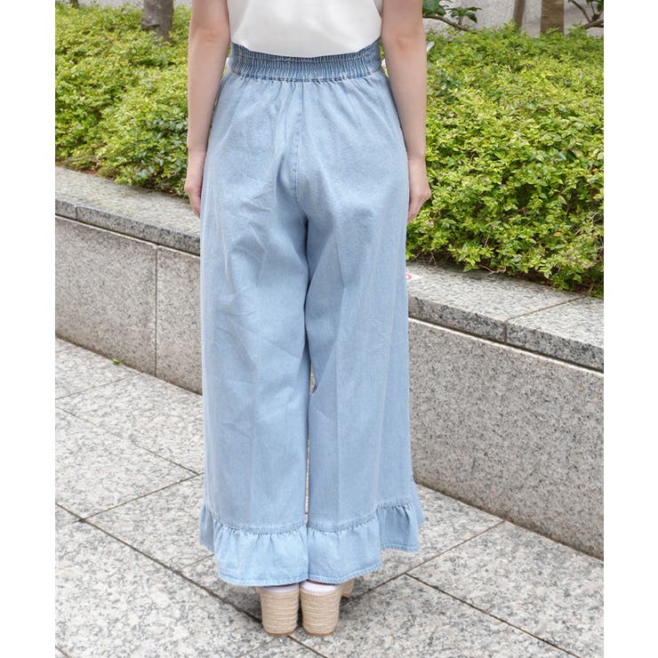 ハイウエストワイドデニムパンツ | axes femme | 詳細画像7 