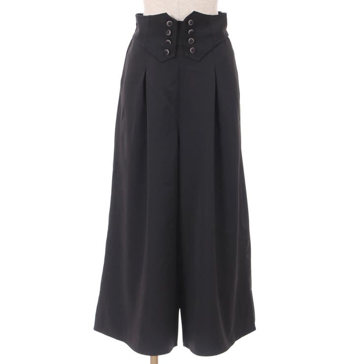 連ボタンハイウエストパンツ[品番：IGAW0003419]｜axes femme