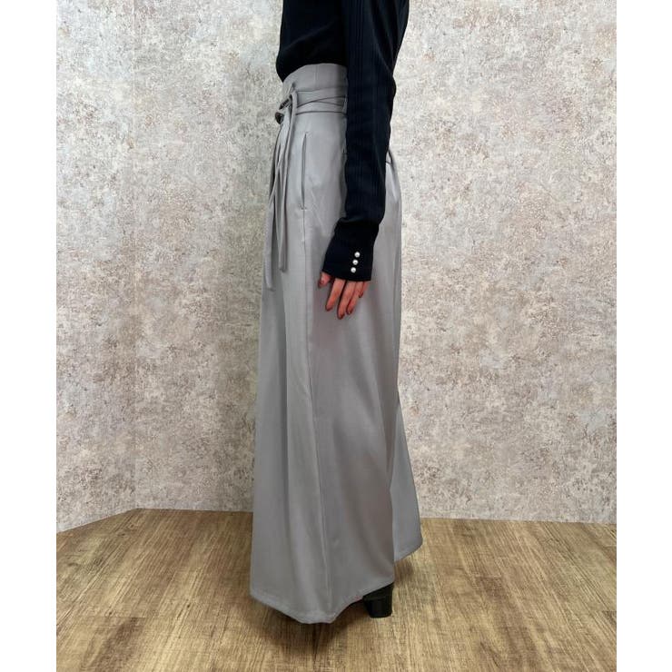 ダブルベルトパンツ[品番：IGAW0004591]｜axes femme（アクシーズ