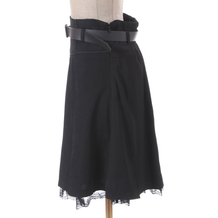n.frame 新品未使用品⭐︎黒ベルベットミニスカート アシンメトリー ミニスカート【Gray/Black】