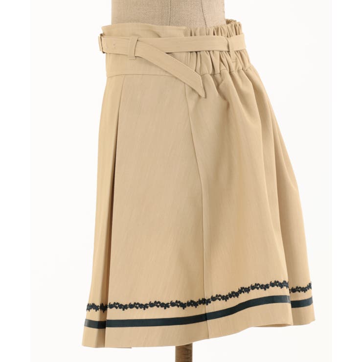 ボックスプリーツミニスカート[品番：IGAW0004517]｜axes femme