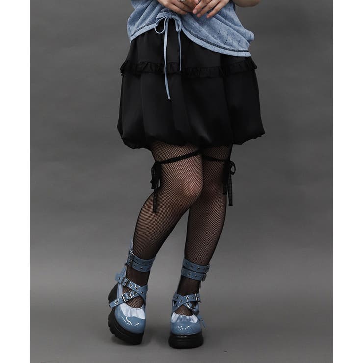も　お値下げ中♡HERON PRESTON ミニスカート ハイウエスト Aライン ミニスカート[品番：II000010185